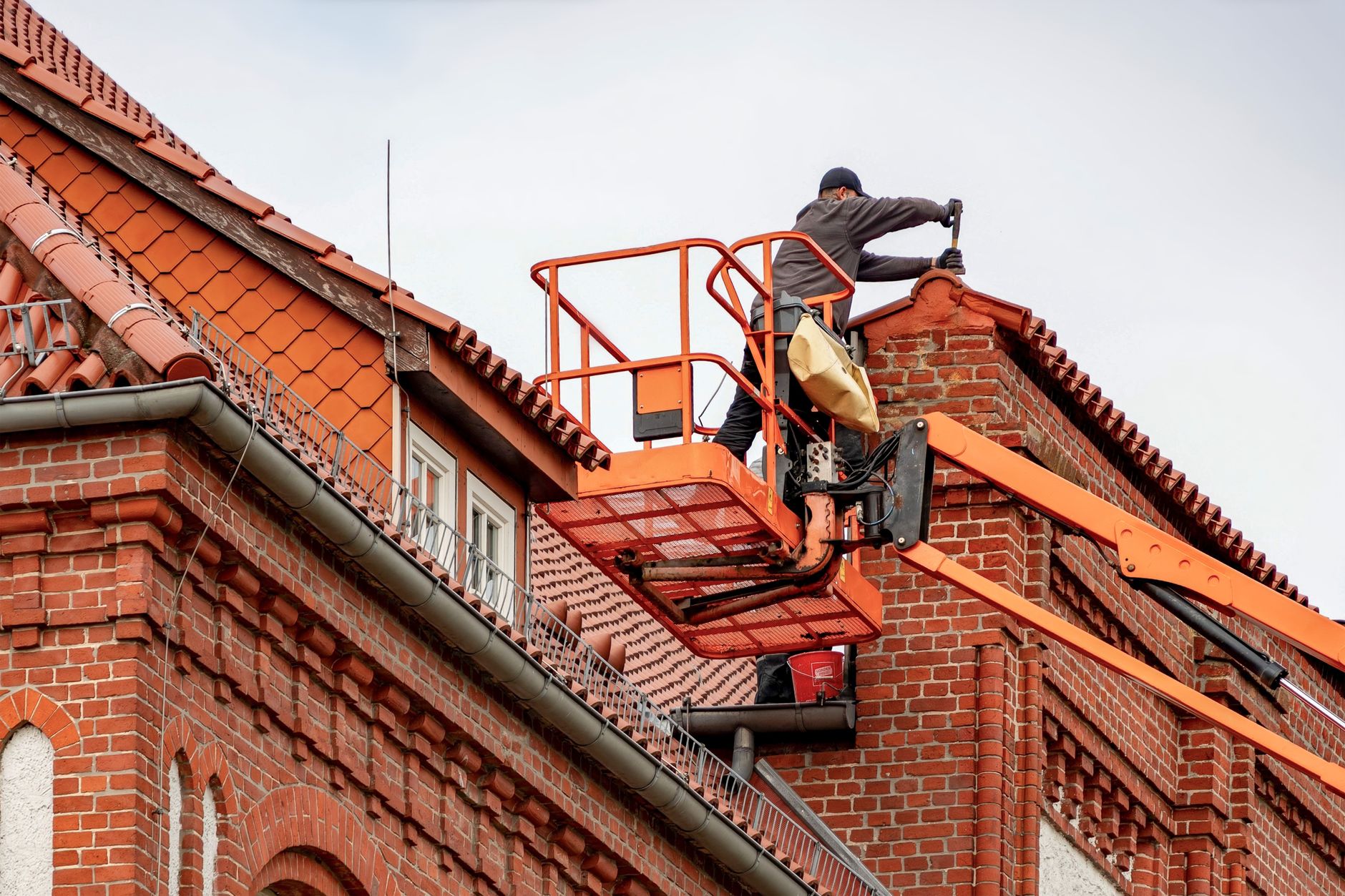 Professional roof inspection examination showing condition assessment and detailed review
