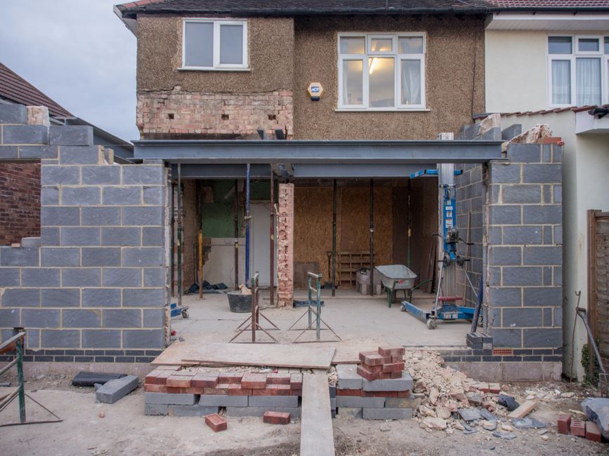 Home exterior before and after renovation showing the impact of quality home improvement work